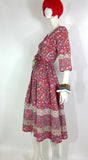 1970s 80s vintage 'Origina' Liberty print cotton dress / smock / Annabelinda Oxford