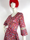 1970s 80s vintage 'Origina' Liberty print cotton dress / smock / Annabelinda Oxford