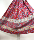 1970s 80s vintage 'Origina' Liberty print cotton dress / smock / Annabelinda Oxford