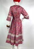 1970s 80s vintage 'Origina' Liberty print cotton dress / smock / Annabelinda Oxford