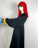 Marion Donaldson 1970s vintage Aztec boho maxi dress / Festival / balloon sleeves / 60s Psych