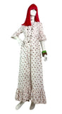 Laura Ashley Made in Wales cotton prairie maxi dress / Wedding / Regency / Downtown Abbey