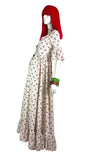 Laura Ashley Made in Wales cotton prairie maxi dress / Wedding / Regency / Downtown Abbey