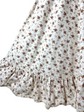 Laura Ashley Made in Wales cotton prairie maxi dress / Wedding / Regency / Downtown Abbey