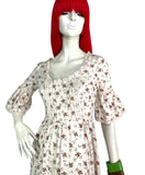Laura Ashley Made in Wales cotton prairie maxi dress / Wedding / Regency / Downtown Abbey
