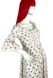 Laura Ashley Made in Wales cotton prairie maxi dress / Wedding / Regency / Downtown Abbey