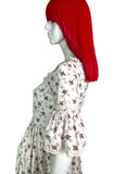 Laura Ashley Made in Wales cotton prairie maxi dress / Wedding / Regency / Downtown Abbey