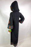 Souk 1960s vintage embroidered cotton maxi kaftan dress  Hippie / Festival / Made in Pakistan / 70s