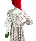 Laura Ashley Made in Wales cotton prairie maxi dress / Wedding / Regency / Downtown Abbey