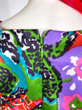 1970s vintage psychedelic maxi summer dress / 60s party / festival / Hippie