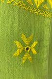 1960s vintage heavily embroidered woven cotton kaftan / Hippie / Festival / Woodstock 70s