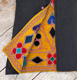 1970s vintage 60s velvet afghan hippie waistcoat / boho / Lux Hippie / embroidered / Hippy