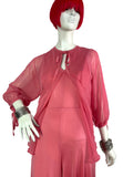 Mr Darren 1970s vintage Disco jumpsuit / pant suit / Disco / Studio 54 / Lee Bender