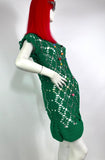 1960s vintage crochet Mod mini dress / Twiggy / summer / festival / Woodstock / Hippie