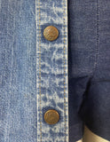 Landlubber 70s vintage denim jean shirt dress / 60s / Almost Famous / Americana Hippie