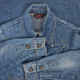 Landlubber 70s vintage denim jean shirt dress / 60s / Almost Famous / Americana Hippie