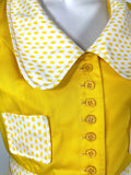 1970s vintage Diana Mackinnon two piece set / co-ord / jacket & skirt / 60s Pop Art