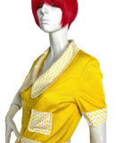 1970s vintage Diana Mackinnon two piece set / co-ord / jacket & skirt / 60s Pop Art