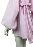 Jeff Banks 70s vintage pink billowing balloon sleeve shirt blouse / smock tunic Clobber RARE