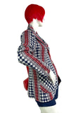 1970s vintage wide lapel Mod blazer / jacket / Bus Stop / Glam Rock / Biba