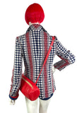 1970s vintage wide lapel Mod blazer / jacket / Bus Stop / Glam Rock / Biba