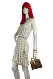 1960s vintage white crochet Mod dress / Twiggy / summer / festival / Woodstock / Hippie 70s