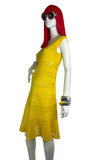1960s vintage yellow hand crocheted dress / summer / festival / Hippie Boho 70s