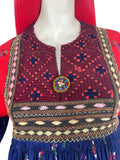 1960s vintage hippie KUCHI kaftan maxi dress / Lux hippie / 70s Festival / Woodstock / Janis