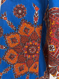 1970s vintage cotton kaftan maxi dress / 60s / Festival / Hippie / wizard sleeves / Hendrix