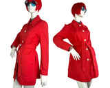 1960s 70s vintage Mod trench jacket / mini mac / Rain mac / Twiggy / safari look