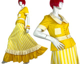 1970s vintage Diana Mackinnon two piece set / co-ord / jacket & skirt / 60s Pop Art