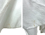 1970s vintage cotton cheese cloth embroidered maxi  dress 60s Hippie / summer Stevie Nicks