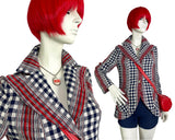 1970s vintage wide lapel Mod blazer / jacket / Bus Stop / Glam Rock / Biba