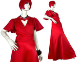 DIana Mackinnon 1970s vintage satin two piece set / co-ord / jacket & skirt / 60s Disco