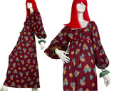 Angela Gore 1970s vintage hippie boho maxi dress / Festival / Folklore / 60s
