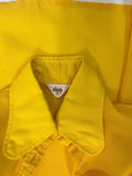 1970s vintage yellow Mod balloon sleeve blouse / 60s / Go Go / Disco / 60s Groovy