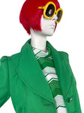 1960s 70s vintage poison green trench coat / Mod / Rain mac / Twiggy / rain coat