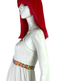 Mr Darren 1970s vintage cotton cheese cloth maxi dress 60s Hippie / boho wedding