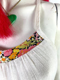 Mr Darren 1970s vintage cotton cheese cloth maxi dress 60s Hippie / boho wedding