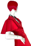 DIana Mackinnon 1970s vintage satin two piece set / co-ord / jacket & skirt / 60s Disco