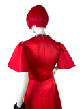 DIana Mackinnon 1970s vintage satin two piece set / co-ord / jacket & skirt / 60s Disco