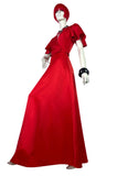 DIana Mackinnon 1970s vintage satin two piece set / co-ord / jacket & skirt / 60s Disco