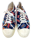 1970s vintage novelty Gas station print sneakers / Hippie / Mod / Pop Art / RARE