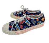 1970s vintage novelty Gas station print sneakers / Hippie / Mod / Pop Art / RARE