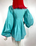 1970s vintage Alan Gilby billowing balloon sleeve tunic smock / Jeff Banks / Clobber