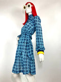 1960s vintage floral Emcar dress / 70s / cute  / Dolly bird