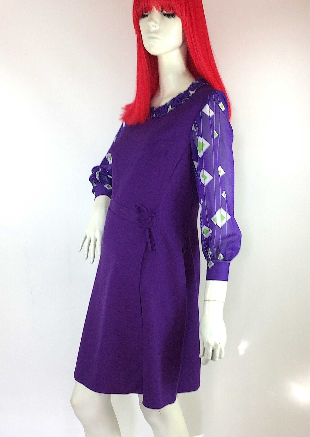 1960s purple Mod Go Go mini dress / Twiggy / Cilla / Carnaby street / Top of the Shops Boutique 1960s purple Mod Go Go mini dress / Twiggy / Cilla / Carnaby street / Top of the Shops Boutique