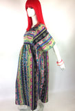 Vintage 70s 80s hippie YAKKO Kaftan maxi / tribal / ethnic / rave / Woodstock / Festival