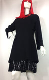 Peter Barron 1960s Mod sequin shift dress / Space Age / Cardin / Jackie O.