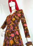 Irvine Sellars dress 1960s vintage dress / Twiggy / Dollybird / 70s Hippie / RARE